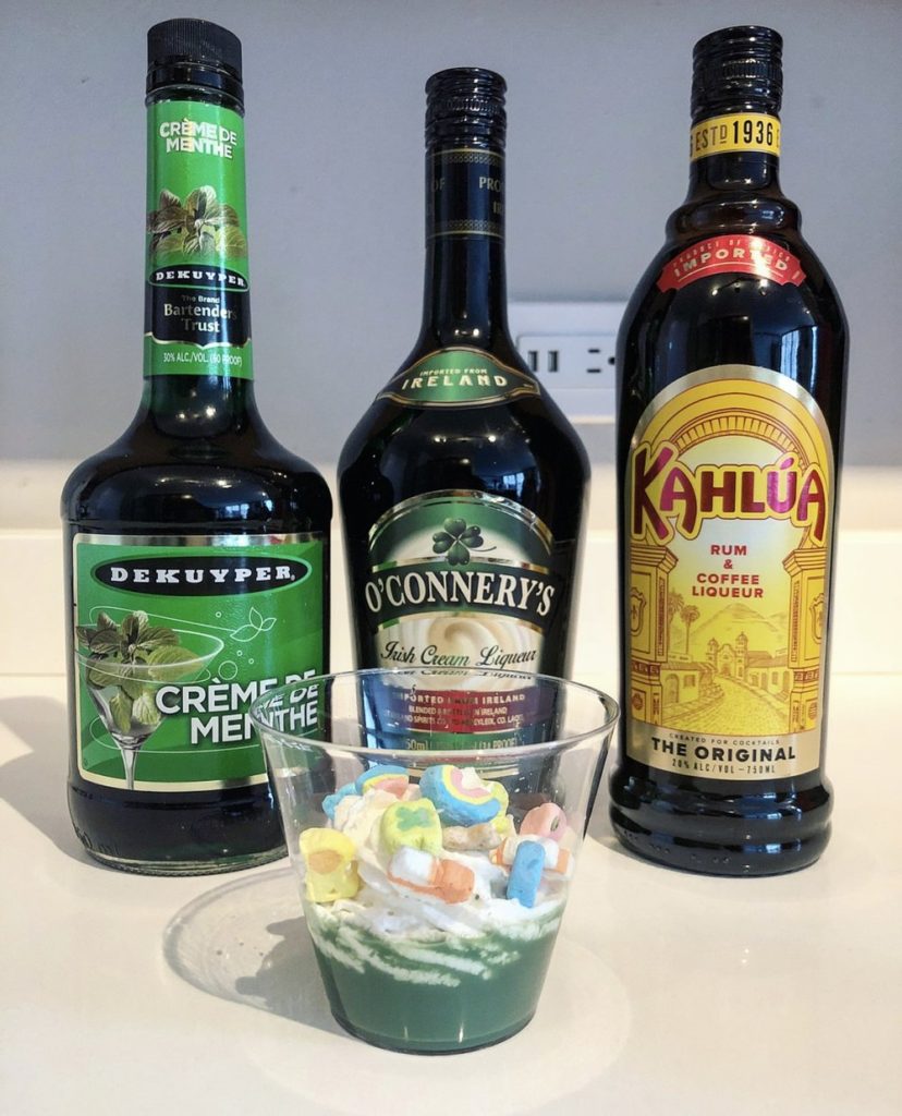 st. patrick's day shots