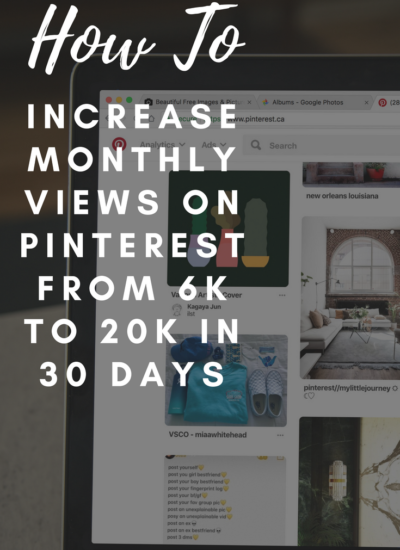 How To Increase Monthly Views On Pinterest From 6k to 20k In 30 Days