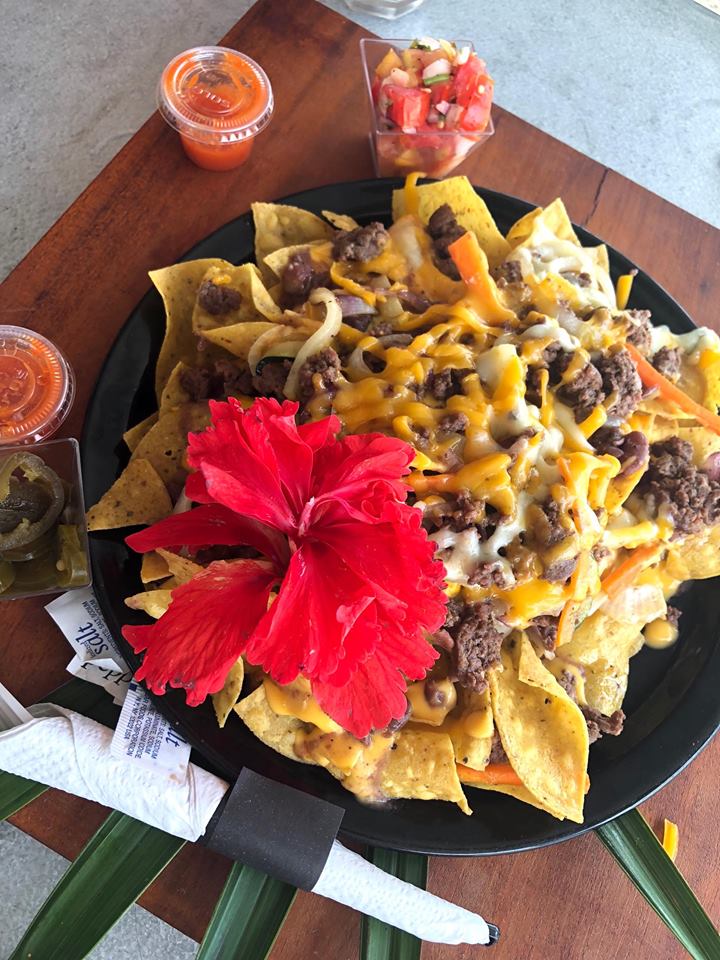 maruba beach klub ambergris caye nachos