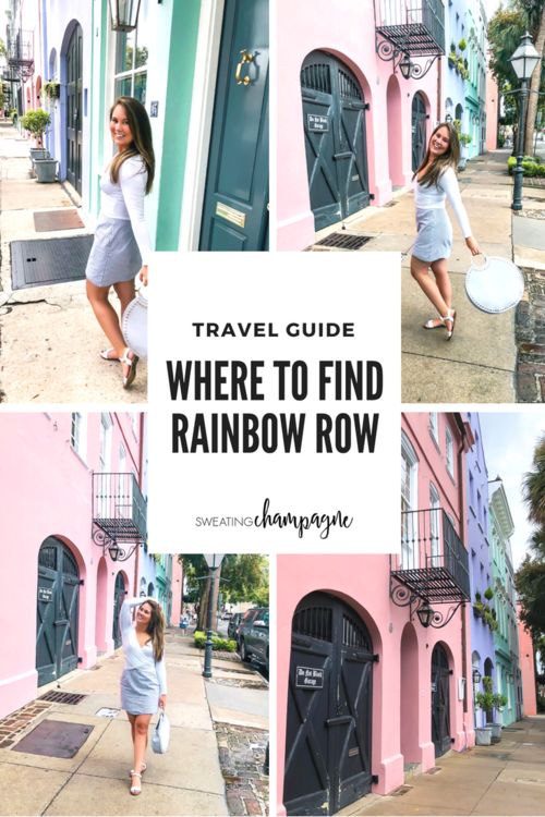 where to find rainbow row charleston