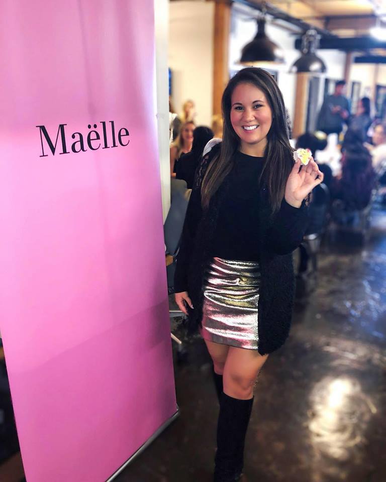 maelle beauty holiday party