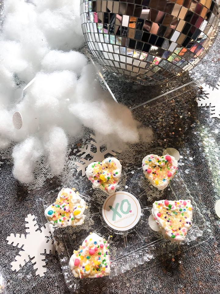 maelle beauty xo marshmallow holiday party