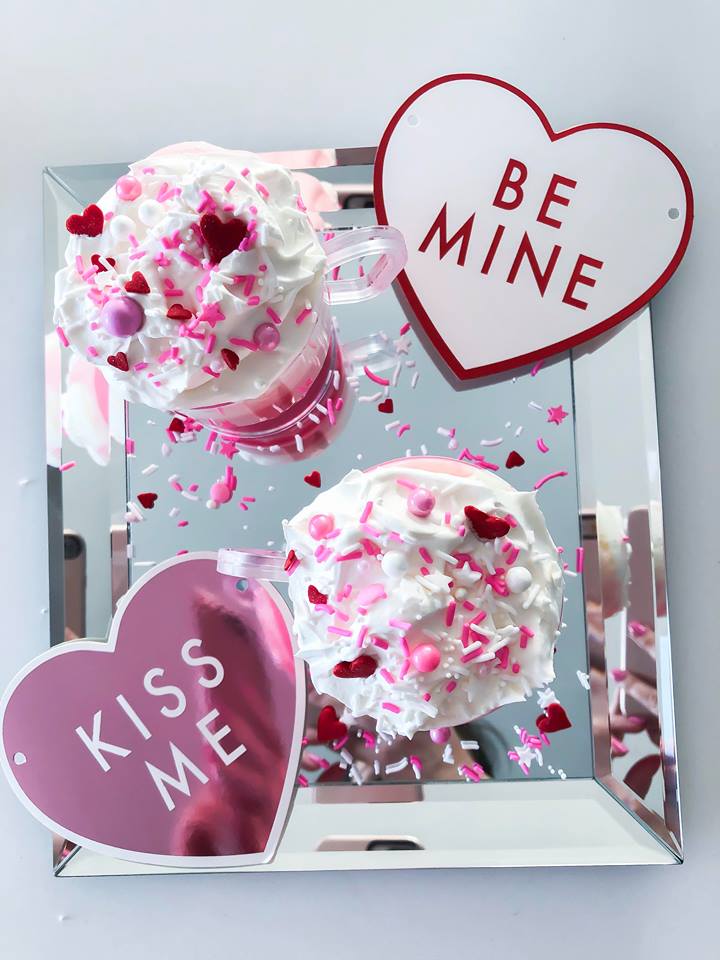 pink hot chocolate valentine's day recipe
