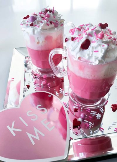 Pink Hot Chocolate Valentine’s Day Recipe
