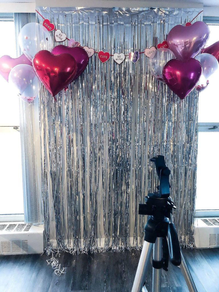 Valentine Galentine Photo Booth Backdrop
