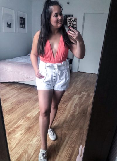 Coral Plunge One-Piece Swimsuit from Target